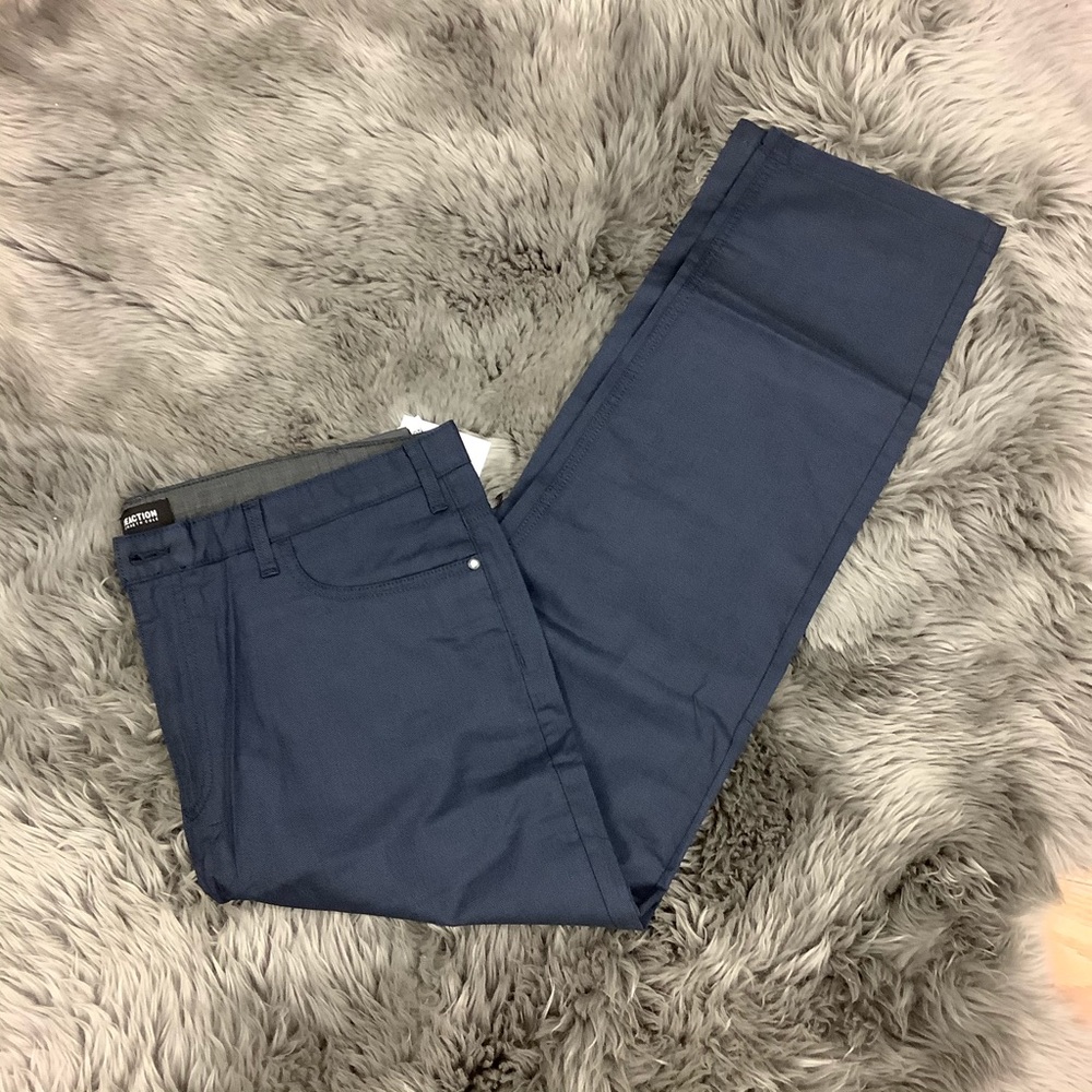 Kenneth Cole Reaction | Men’s Dress Pants | Straight Fit | Blue | Various Sizes